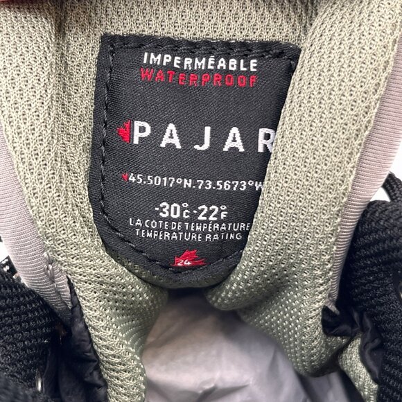 Pajar Urban Alpn Men's Waterproof Hiking Boots Size 8.5 Cognac Black Leather-NWD - Picture 15 of 16